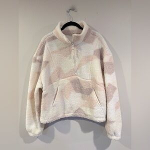 Gentle Fawn Sherpa 1/4 zip sweater size XL
